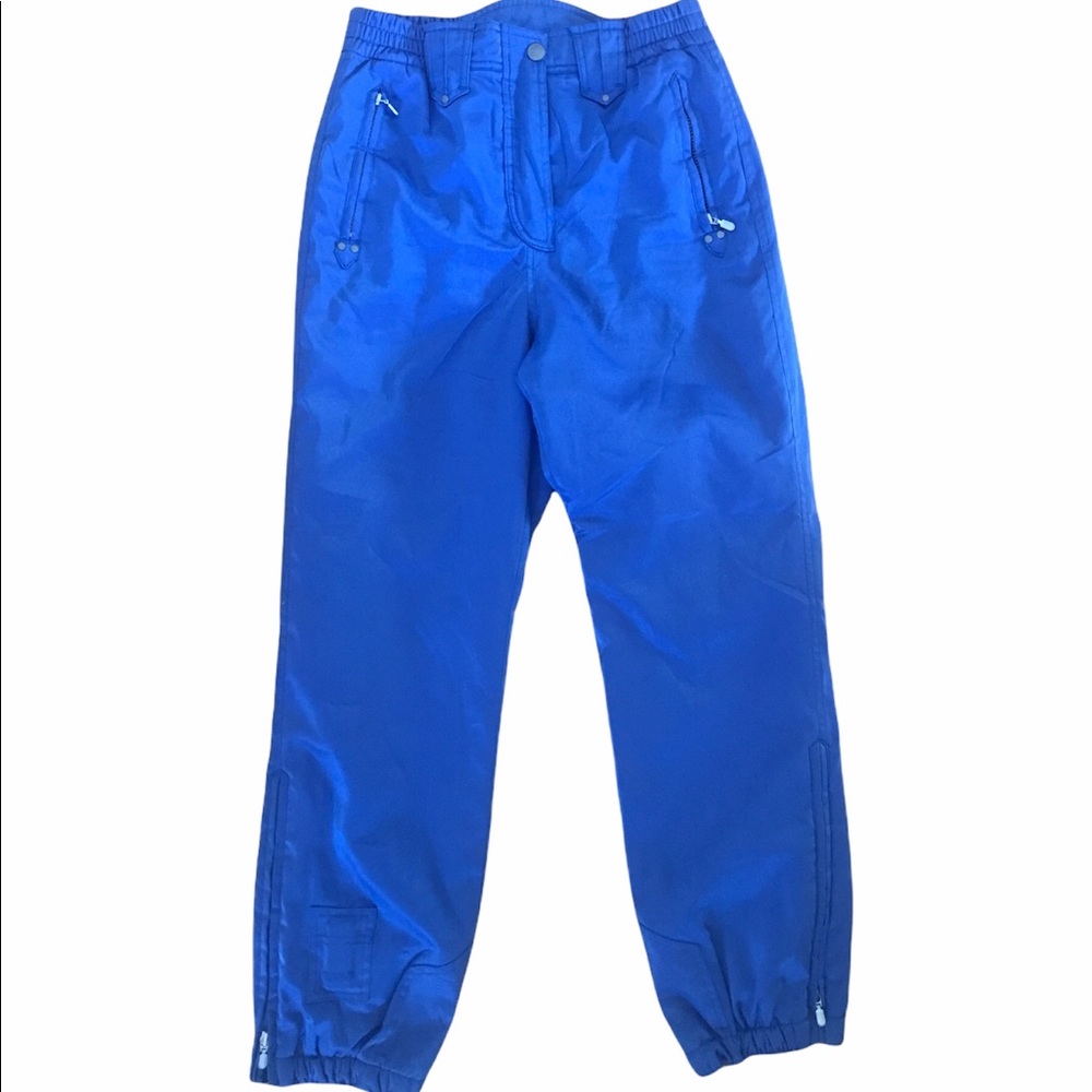 Women’s Nevica Snow Ski Outdoor Winter Pants, Size: 10, Metallic Shimmer Blue